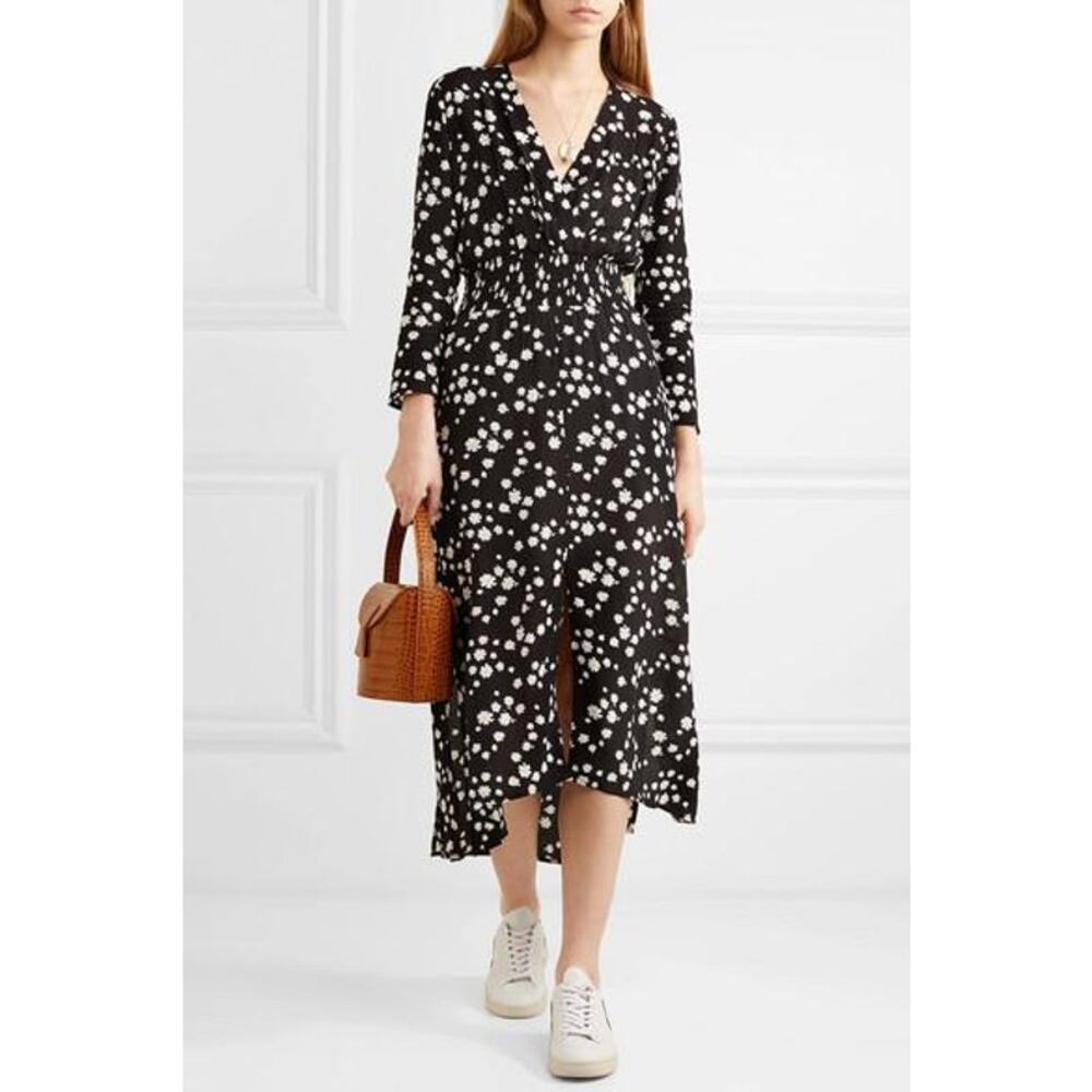 Maje Rosalia Daisy Midi Dress